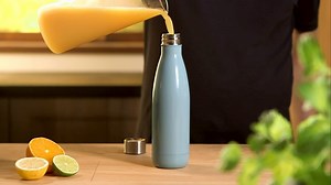 Bottle CONSTANT PASTEL 0.6 l, stainless steel, blue RRP €14.50 Product code 318575.30 All-stainless steel bottle for safely carrying and serving drinks. Comfortable screw-on closure, high-quality silicone seal and resistant outer surface treatment. www.tescomamalta.com #tescoma #tescoma_malta #drinking #summer #water #bottle #fruit #drink #instagood #amazing #onlineshopping | Tescoma Malta | Facebook