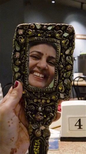 DIY 50th Birthday gift #diy #birthday #50thbirthday #diygift #diymirror #antique #gift #giftideas