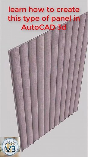 Wall Panel Designs in AutoCAD 3D! #autocad #3d #panel