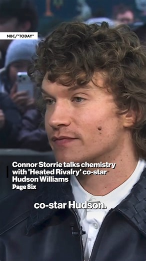 Page Six on Instagram: ""Heated Rivalry" star Connor Storrie immediately knew Hudson Williams was the one to play Shane. ☺️"