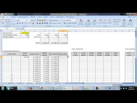 Tutorias de Ejercicios de Finanzas utilizando Excel