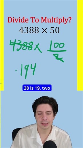 Multiply by 50 FAST with this EASY Math Trick!