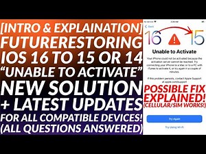 FutureRestore iOS 16 to iOS 15/14 Downgrade Method Explained + Fix Unable to Activate & More Updates