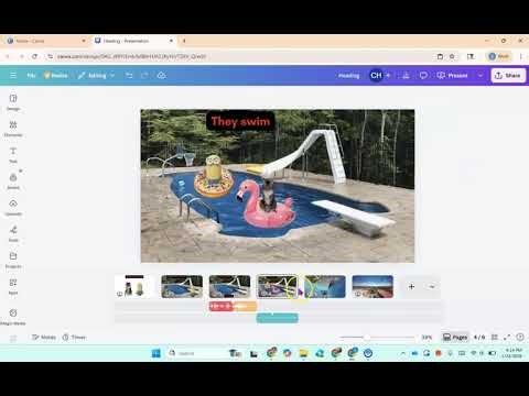 Adding Text and Text-to-Speech in Canva
