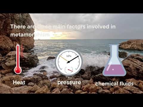 Geology Metamorphism cementation and crystallization