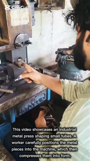 Precision Metal Tube Shaping in Factory