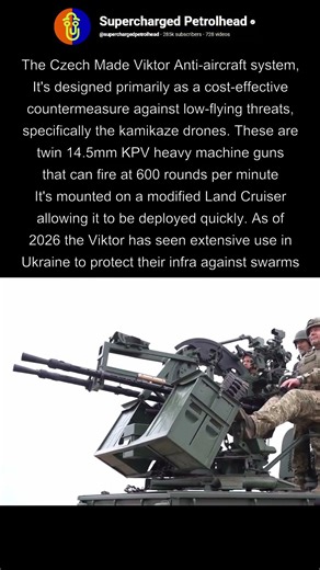 Anti Aircraft system on a Land Cruiser