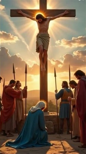 Jesus Christ Crucifixion ✨✝️| Easter Sunday Tribute 2025#bibleanimation #jesushislife#jesus#1million