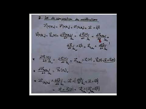 cinématique partie 2