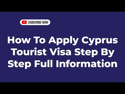 How To Apply Cyprus Tourist Visa Step By Step Full Information