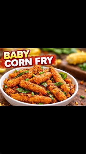 Instant Baby Corn Fry | 5 Minute Crunchy Snack | Mahe’s Simple Recipe #trending