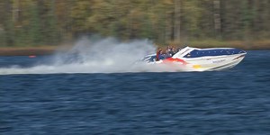 The only ‘cigarette’ boat in Alaska turns heads at Big Lake