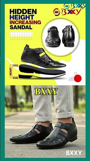 Men’s 3 Inch (7.6 cm) Hidden Height Increasing Casual Roman Sandals | Stylish Comfort & Instant Lift