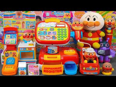 セルフレジでおかいもの！おしゃべりいっぱい アンパンマンコンビニ Anpanman Convenience Store full of chatter ASMR Satisfying Unboxing