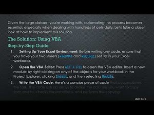 How to Conditionally Copy Cells in Excel Using VBA