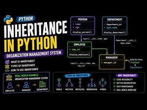 Python Inheritance Explained with Real World Example | Types of Inheritance