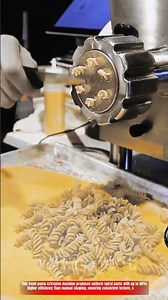 Innovative Fresh Pasta Extrusion Machine : Best Consistent Spiral Dough Forming