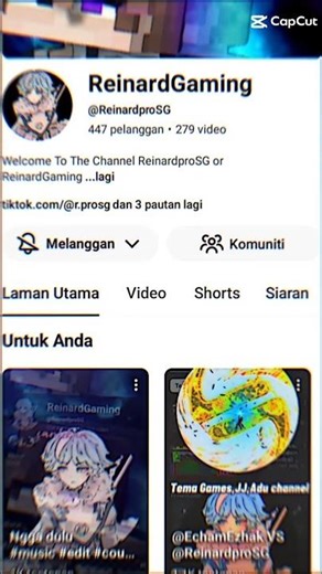 Kawan Daripada Indonesia 🇮🇩 @ReinardproSG Teruskan Usaha 500 Subcriber 😁😁😁