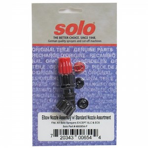 Elbow and standard nozzle assortment - Solo