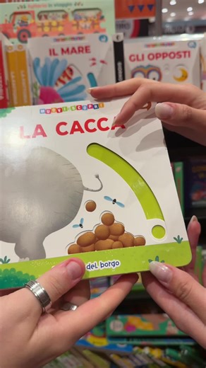 Libro per bambini sulla cacca e il prato