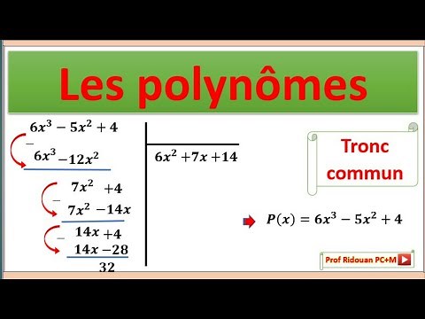 les polynomes cours et exercices corrigés tronc commun