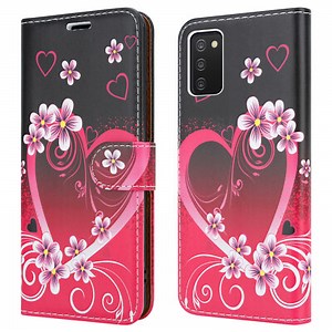For Samsung Galaxy A03s A02s Phone Case Flip Leather Wallet Cover For A03s A02s  | eBay UK