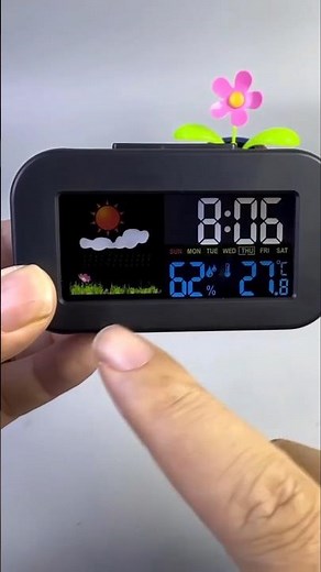 Multifunctional digital Alarm Clock #alarmclock #tableclock #digitalclock ‪@Mythpat‬