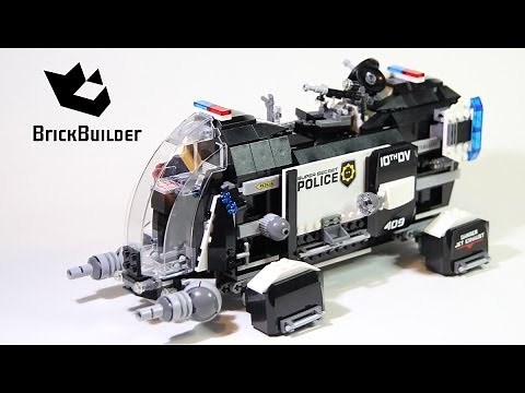 Lego Movie 70815 Super Secret Police Dropship - Lego Speed build