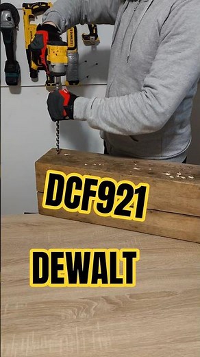 DCF921 Mit drilling wood DEWALT #tools4life #woodworking #beautifultools #powertools #tools