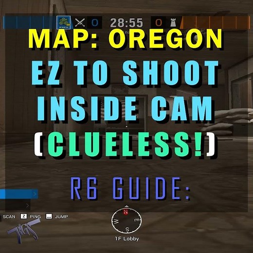 EZ 1 Tap at Spawn for Inner Cam at Oregon Map👌| R6 Guide👍| Operation North Star | ROGS