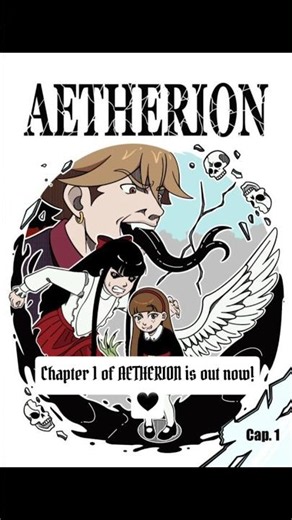 My Dark Fantasy manga is finally out! (AETHERION Chapter 1)