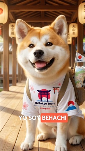🐕🇯🇵✨ Behachi! The new official mascot of Betokyo Tours.