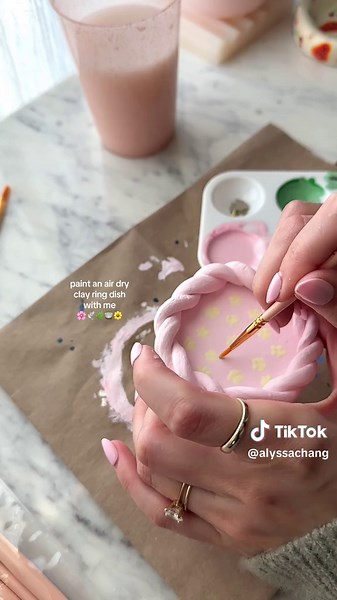 Creative Air Dry Clay Project: DIY Clay Ring Dish