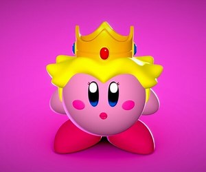 ArtStation - Princess Peach Kirby - 3D print | Resources