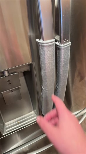 Refrigerator door handle covers for your Refrigerator great gift For a friend or a significant other! Link: https://www.tiktok.com/t/ZP9JE16P8wj46-4bBIB/ #refrigerator #door #handlecover #accessories #giftguide The