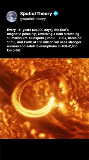 The Sun’s magnetic field flips completely every 11 years