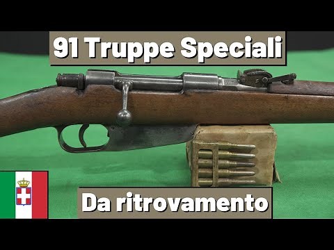 Carcano 91 "Truppe Speciali" da ritrovamento! Analisi e prova a fuoco