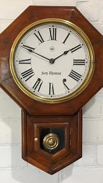 Original Antique Seth Thomas Chime Wall Clock | Item# 1952 - Adelaide Clocks