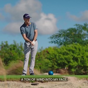 There’s little room for error when trying to escape the water. Watch Justin Rose explain how he navigates this shot. #golf #howto | Morgan Stanley