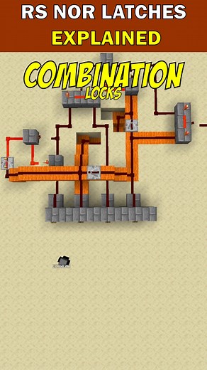 RS NOR LATCHES In Minecraft EXPLAINED | #minecraft #minecrafttutorial #redstone