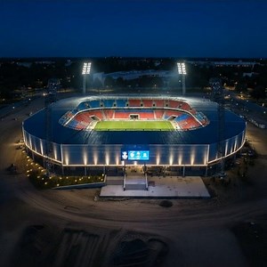 From Old Mini Stadium to Epic Modern Arena: Jaw-Dropping Drone Time-Lapse Transformation! #timelapse Watch an aging mini stadium get completely demolished and reborn as a stunning, state-of-the-art open-air stadium in this ultra-realistic cinematic drone time-lapse! From bright daylight demolition — excavators tearing down old seats and roofs, dust flying everywhere — to rapid foundation pouring, steel frameworks shooting up, massive cranes lifting trusses, and modern seating tiers snapping into