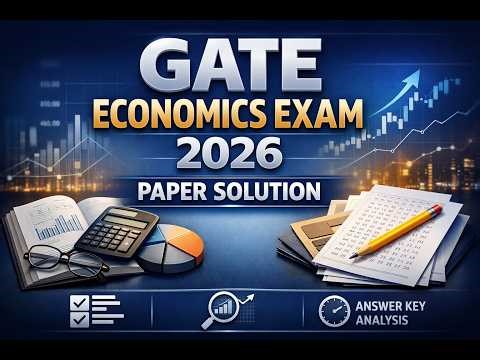 GATE Economics 2026 Paper Solution | Mathematical Breakdown & Strategy #GATE2026#Economics #GATEPrep