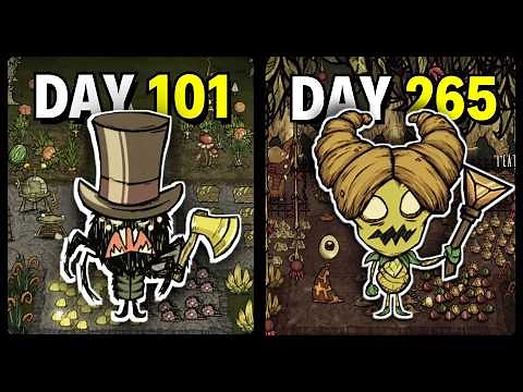 I Survived 265 Days in an EMPTY WORLD! | Don't Starve Together