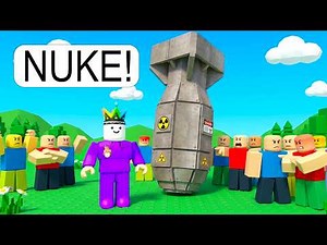 I Craft the Biggest Nuke on Roblox BUT Everyone Gets Mad