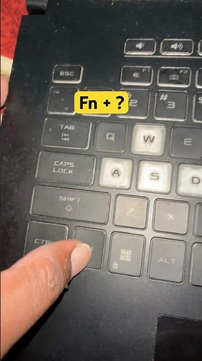 Asus Tuf Gaming F17 Series Laptop Keyboard Backlight Not Working Problem#macnitesh#keyboardtricks