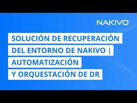 Solución de recuperación del entorno de NAKIVO | Recuperación con un solo clic