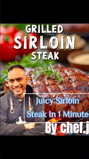 Perfect Grilled Sirloin Steak | Restaurant Style at Home | how to cook steak | easy recipe
