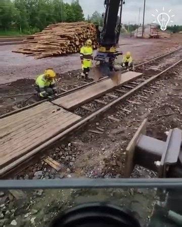 651K views · 2.5K reactions | The process of building a railway! | Things Easier | Facebook