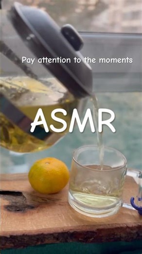 Lemon Verbena Tea Pouring ASMR 🌿✨ – A Calm Mindful Moment | Now is Here”