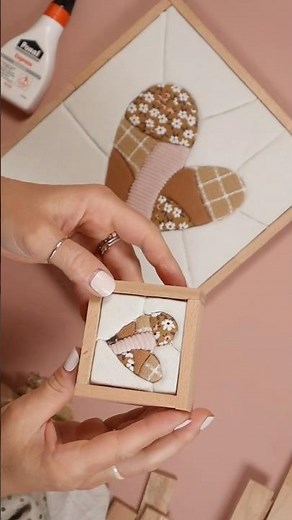 Creating this heart from fabric scraps 🤍 | Kinusaiga meets Kintsugi